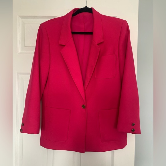 Oversized hot pink blazer (size 8) - Picture 1 of 1